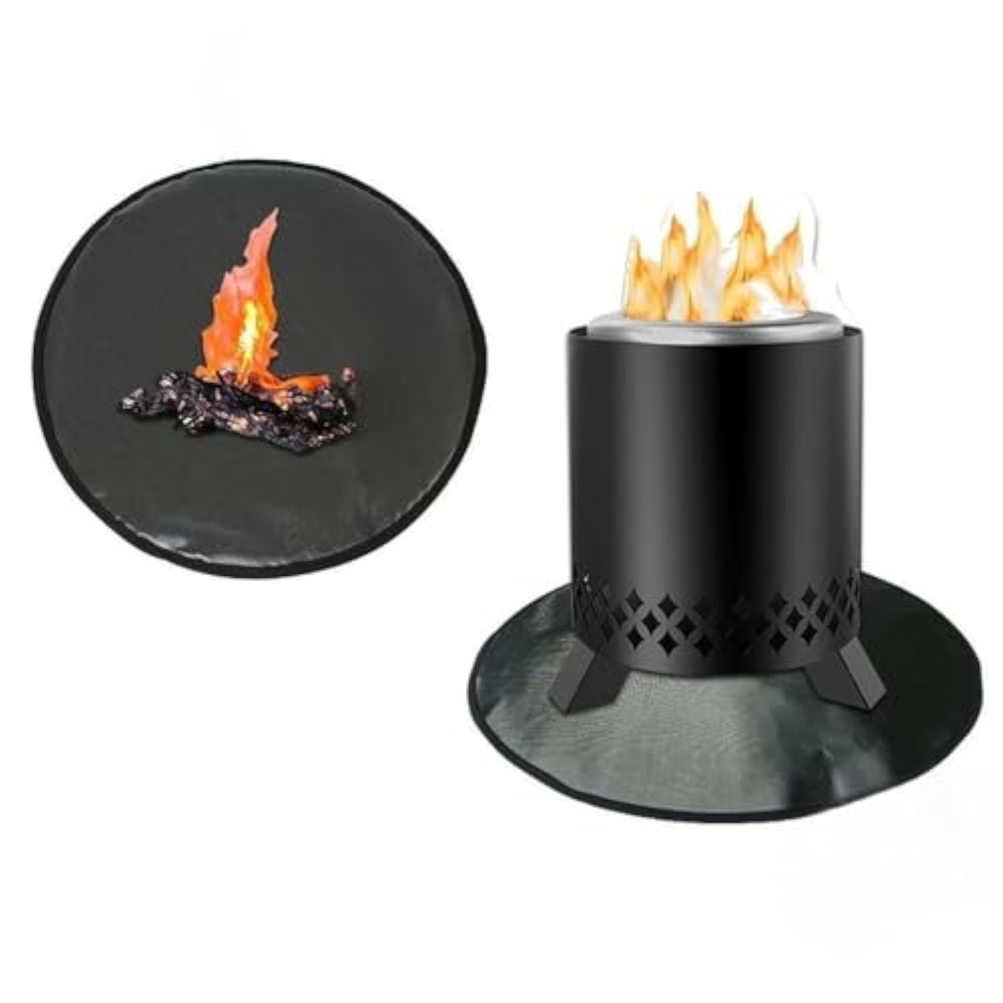 Fireplace Mat Under Grill Mat for Indoor & Outdoor Use