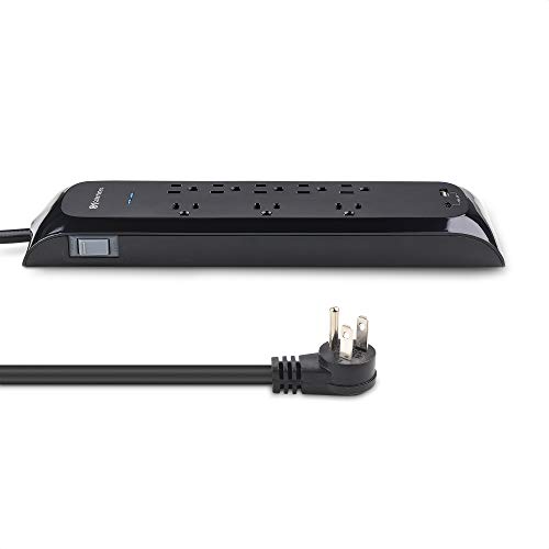 Cable Matters 8 Outlet Surge Protector Power Strip With Usb And Usb C Charging Ports - 1200 Joules Protection - 8 Foot Power Cord #TOP1