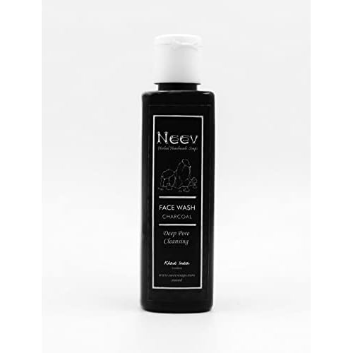 Neev Herbal Handmade Soaps Charcoal Face Wash for Deep Pore Cleansing (30 ml) Amazon.in Beauty
