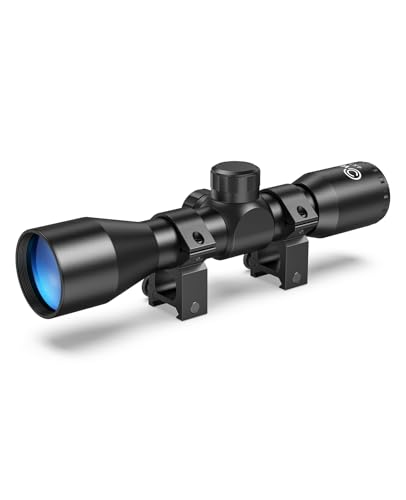 CVLIFE 4x32 Compact Scope - Rangefinder Reticle Scope with 20mm Mounts