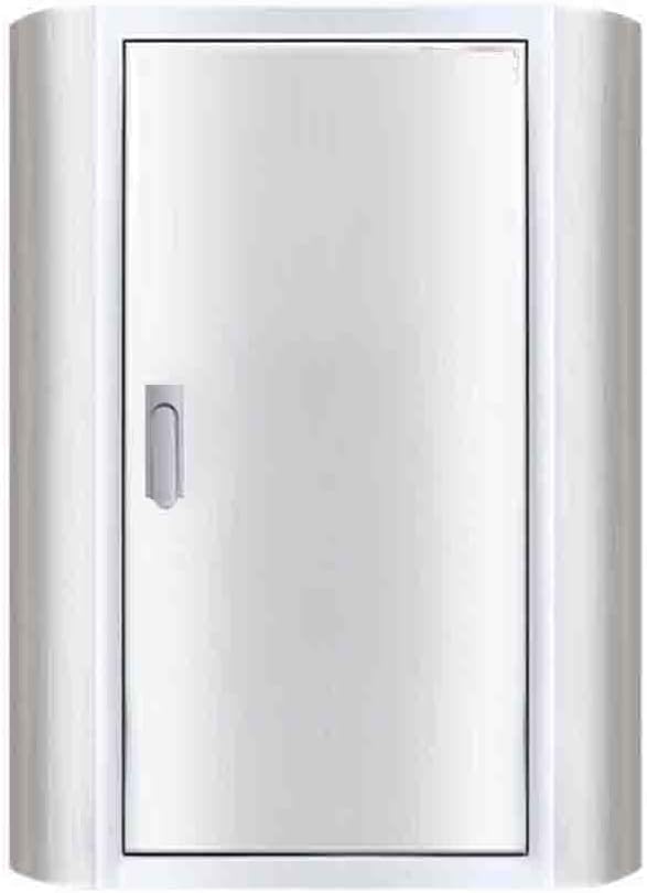 Commercial Stainless Steel Fire Extinguisher Cabinet – Secure Storage Box for 2 Extinguishers, Ideal for Apartments & Warehouses, Safety Facility Door with Handle