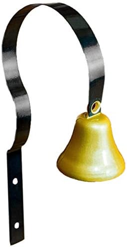 barkOutfitters GoGo Bell Dog Doorbell for Housebreaking/Housetraining Door Bell/Potty Training Your Poochie to Let You Know When They Need to Tinkle (Black, Qty 1)