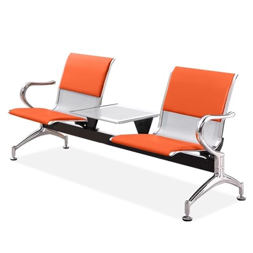 DFGHNBVC Hospital Waiting Room Chair,Seat Pu Waiting Room Chair With Table - Reception Bench For Airport, Bank, Hospital, Salon - Comfortable Lobby Furniture