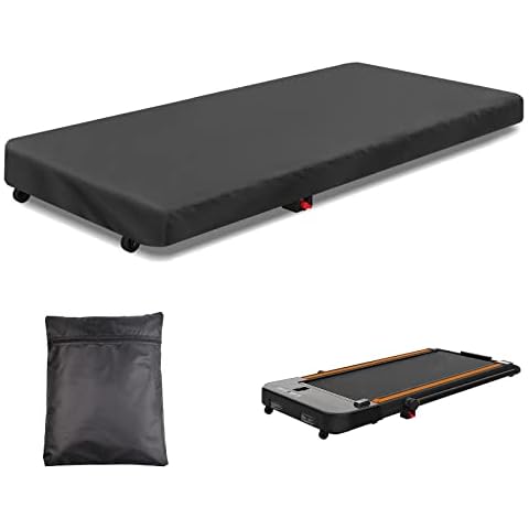 Aidetech Under Desk Treadmill Cover, Dust-Proof Folding Treadmill Cover, Waterproof Walking Jogging Machine Protective Cover for Home Office (Black,55 x 28 x 6 inch) Cover