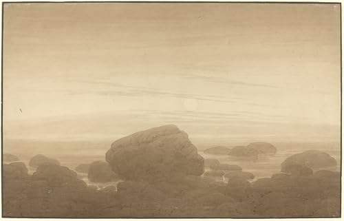 Affiche decorative Caspar David Friedrich peinture d'art haut de gamme graffiti mural 60x90