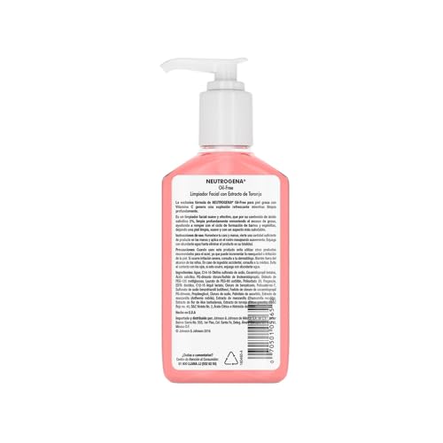 Neutrogena Oil-Free Pink Grapefruit Pore Cleansing Acne Wash and Daily Liquid Facial Cleanser with 2% Salicylic Acid Acne Medicine and Vitamin C, 6 fl. oz - image 6