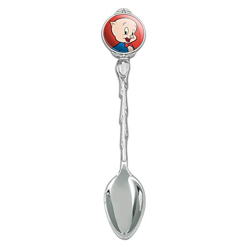 Looney Tunes Porky Pig Novelty Collectible Demitasse Tea Coffee Spoon