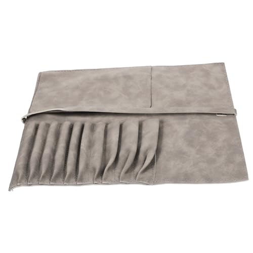 Mikinona Custodia Per Utensili Portatile , Borsa Portaposate Da Viaggio Arrotolabile 10 Scomparti, Design Leggero e Pratico Per Picnic, Campeggio e Casa