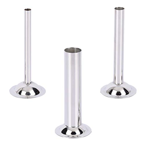Cabilock 3 Piezas Embutidoras de Salchichas de Acero Inoxidable Embudos Embudos Herramienta de Llenado de Salchichas para Picadora de Carne Picadora de Alimentos