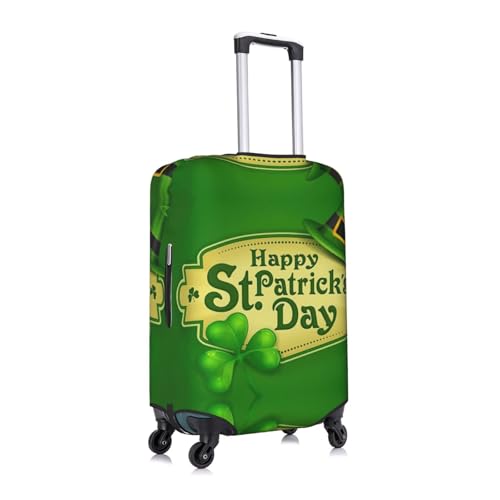 Housse de bagage fermeture éclair Happy St. Patrick lavable et extensible L