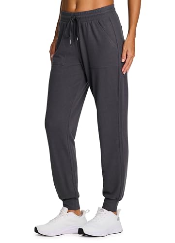 RBX Active Women's Athletic Super Soft Lightweight Cuffed Tapered Jogger Sweatpants with Pockets3