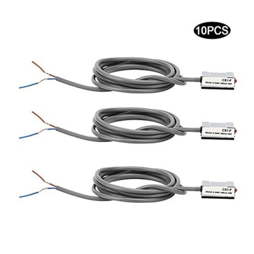 Interruptor de sensor magnético de cilindro neumático pack de 10 unidades para automatización 2