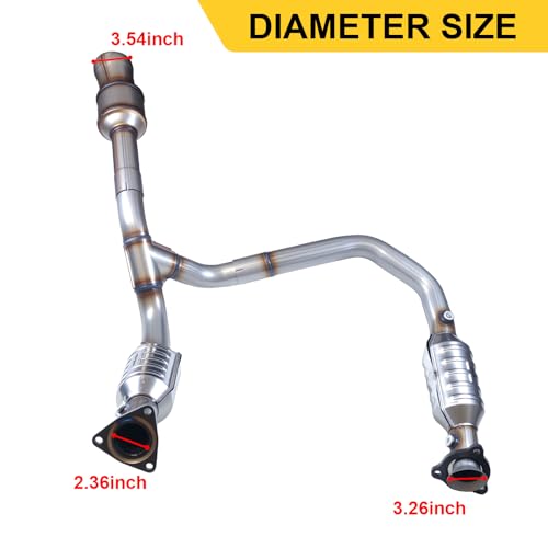 CatFlowFixer Catalytic Converter Compatible with 2014-2018 Chevrolet Silverado 1500 V6 4.3L / V8 5.3L, 2015-2019 Tahoe Suburban, 2015-2019 GMC Yukon/Sierra 1500, Catalytic Convertor EPA Compliant by CatFlowFixer - Used condition - Image 3