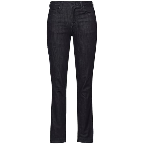 Pantalon femme bleu en laine denim haut de gamme taille L
