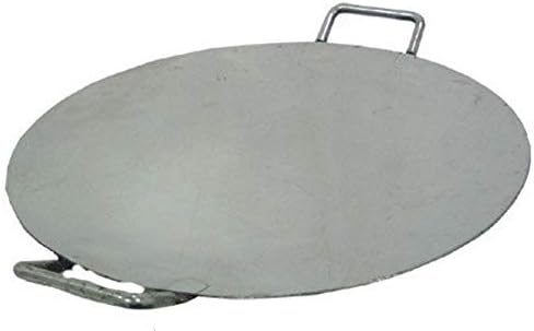 Planet 007 Stainless Steel Round Pav Bhaji Tawa Tava 20" Inch Commercial Purpose