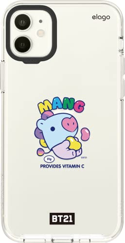 【elago】 iPhone11 対応 ケース クリア BT21 公式 グッズ クリアケース 透明 スマホケース [ Apple iPhone 11 アイフォン11 対応 ] LINE FRIENDS BT21 JELLY CANDY MANG（Amazon）