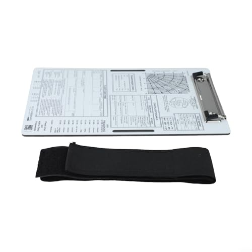 Tabla de rodilla para piloto de aluminio con clip largo metálico miniatura 1