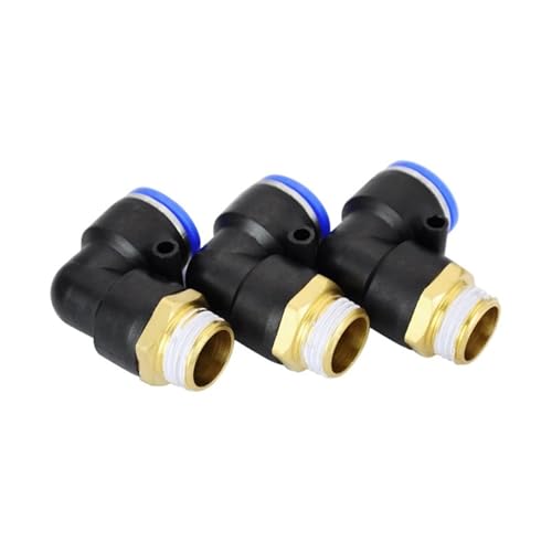 Raccord pneumatique en L PT 1/2 vers 16mm PL16-04 pour circuits à air comprimé