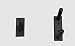Standard Horizontal Display Mount for Electric Guitars
