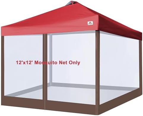 SCOCANOPY Replacement Mesh sidewall for Most 12x12 Canopy Or Gazebo,(White) image 29