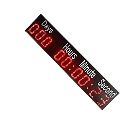 Temporizador digital LED rojo para gimnasio o exteriores miniatura 3