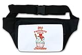 Polyester Fabrik Sundae Drink Pun Pixel Art Bauchtasche