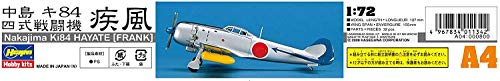 Hasegawa 1:72 Scale KI-84 Frank Hayate Model Kit, Medium - Image 3
