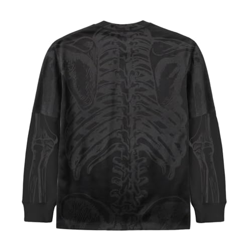 Primitive Skateboarding Clothing Men's Long Sleeve Boxy T-Shirt (US, Alpha,