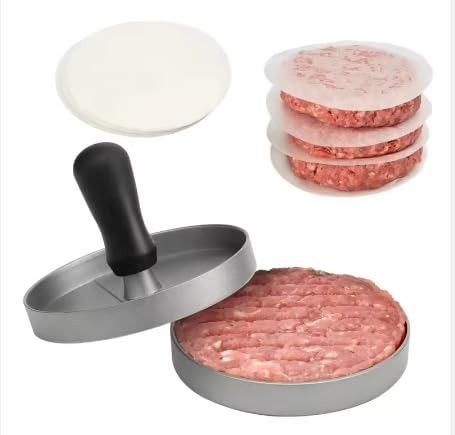 Forma Molde Modelador De Hambúrguer Artesanal Caseiro Para Hambúrguer Uniforme Padronizado 12cm. Des