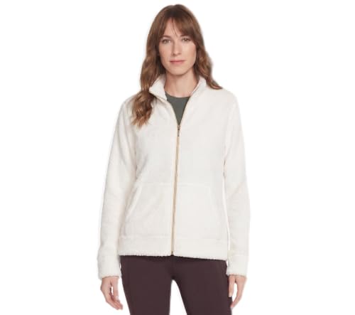 Skechers Gosnuggle Veste cardigan confortable pour femme ecru