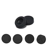  6pcs Joystick Cap Thumb Stick Grip Games Analog 360 Piezas de repuesto Rocker Protecfive Sleeve para PSV/Poke Ball (negro)