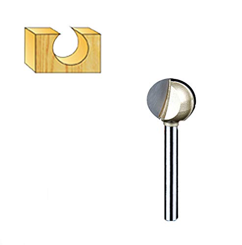 3mm x 6mm Ball End Grooving Router Bit Pill ball Olive nucleus Bodhi