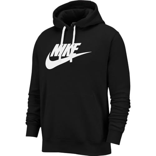 Nike Men's Graphic Pullover Hoodie Black, Small