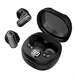 Auriculares inalámbricos M400 L, con una forma media en la oreja de 45°, con reducción de ruido de 4 micrófonos, reducción de ruido avanzada, reproducción de 36 horas (sin traducción negro2)