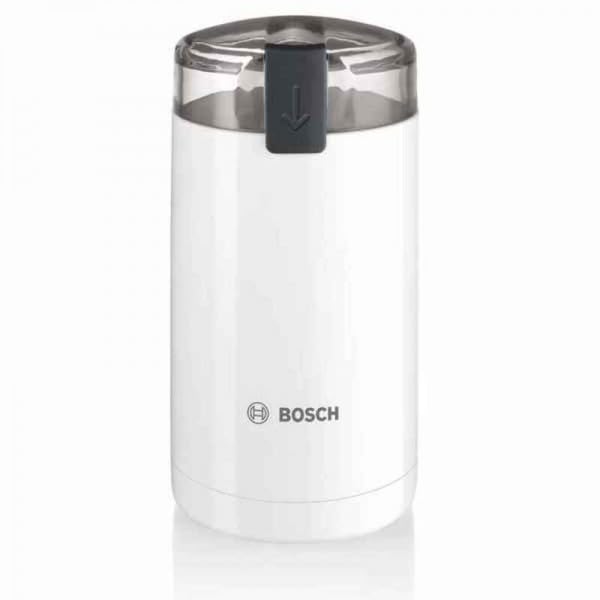 Bosch Hogar Molinillo de café eléctrico, Color Blanco, 180 W