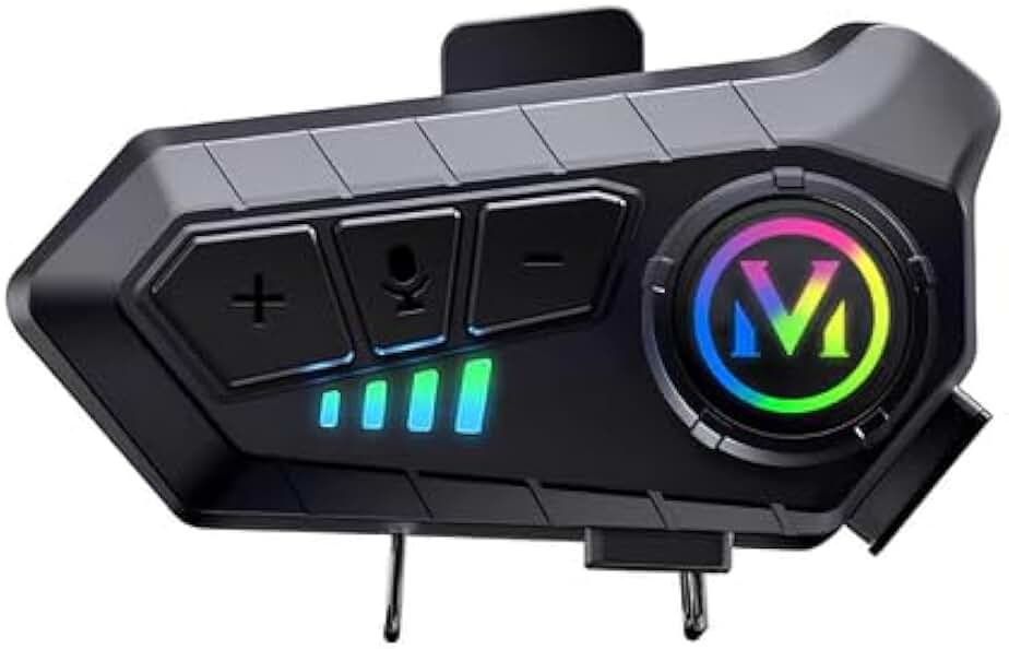 Fone de Ouvido para Capacete de Moto Bluetooth com Controle de Voz