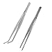 ULTNICE Pinzette per Cucina Pinza Multiuso e Multifunzione con Punta Curva e Diretta (2pcs)