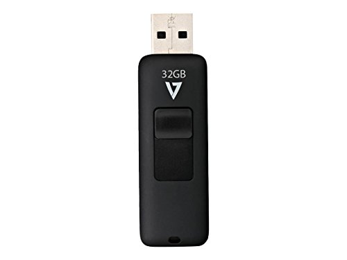 Preisvergleich Produktbild V7 VF232GAR-3E Slider USB 2.0 Speicherstick 32 GB schwarz