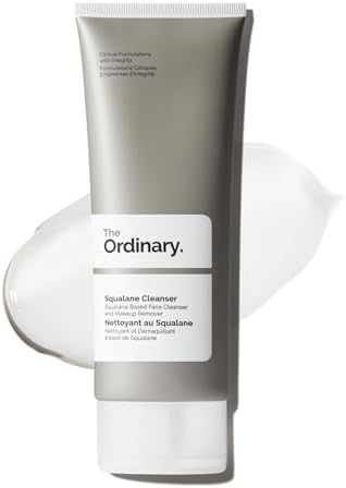 The Ordinary Squalane Cleanser, Hydrating Makeup Remover, Supports Moisture Barrier, 150ml