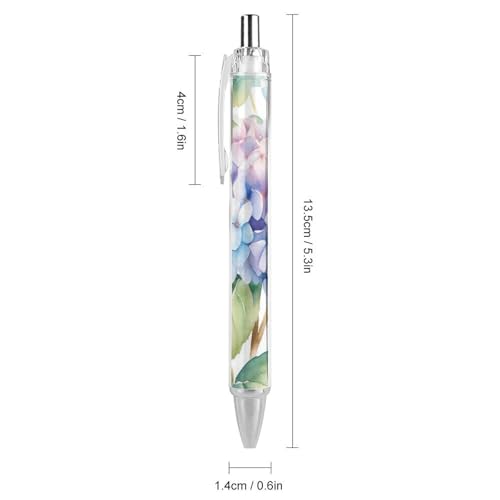 Stylos à bille rétractables noirs lot de 4 avec pointe 0,5 mm