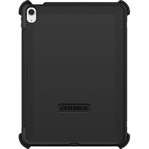 OtterBox Defender Hoes voor iPad Air 11" (M2/M3/M4) & iPad Air 10.9" (2022/2020), schokbestendig, ultra robuuste met ingebouwde schermbeschermer, 2x getest volgens militaire standaard, Zwart