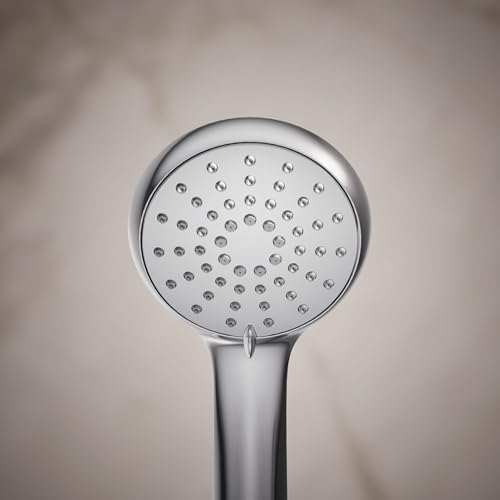Regadera manual KOHLER Bellera de 3 funciones, caudal 1.75 GPM, cromo pulido, cobertura amplia, drenche intenso y chorro dirigido, ergonómica, fácil de limpiar, ahorro de agua, compatible con LEED miniatura 5