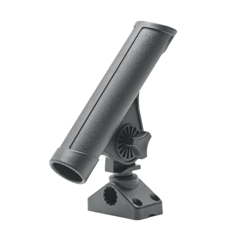 Extreme Max 3006.8627 Adjustable Fishing Rod Holder for Kayaks with Rotating Fixed Mount