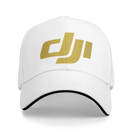 YERTGGFB Gorra de béisbol Unisex Gorra de béisbol dji Drone Pilot Stuff Unisex Trucker Hat Caps Hat Unique Formal All Seasons Travel Adjustable Snapback Hat Golf Gift