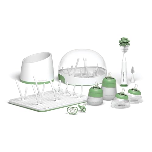 Nanobebe Baby Bottle Set (Sage)