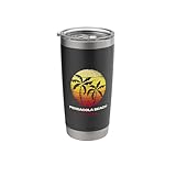 Pensacola Beach Florida Tropical Pensacola Sunset Design Stainless Steel Insulated Tumbler