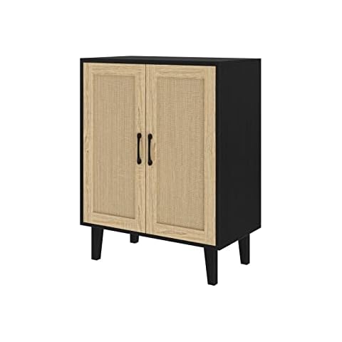 Panana Rattan Buffet Storage Cabinet for Living Room Cover