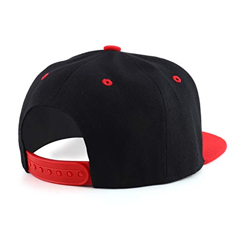 Image of Trendy Apparel Shop Infant to Youth Plain Structured Flatbill Snapback Cap