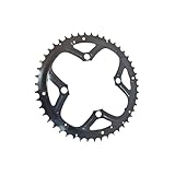 KTUXZCI Juego de bielas para Bicicleta de Carretera Ligero de Acero al Carbono con de 104 mm Que Optimiza la Velocidad y el Control con mecanizado de