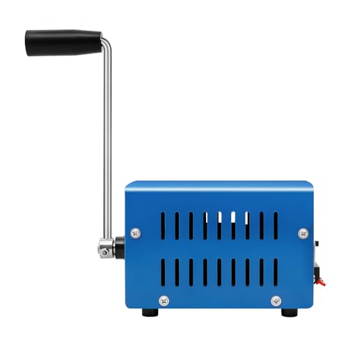 Generador manual de 20 W, cargador portátil con manivela para emergencias, camping y uso fuera de la red eléctrica, con entrega de energía USB PD para teléfono y laptop miniatura 1